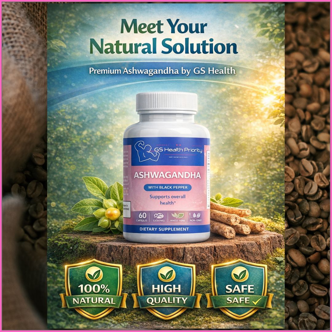 Ashwagandha 100% Natural , Energy & Serenity